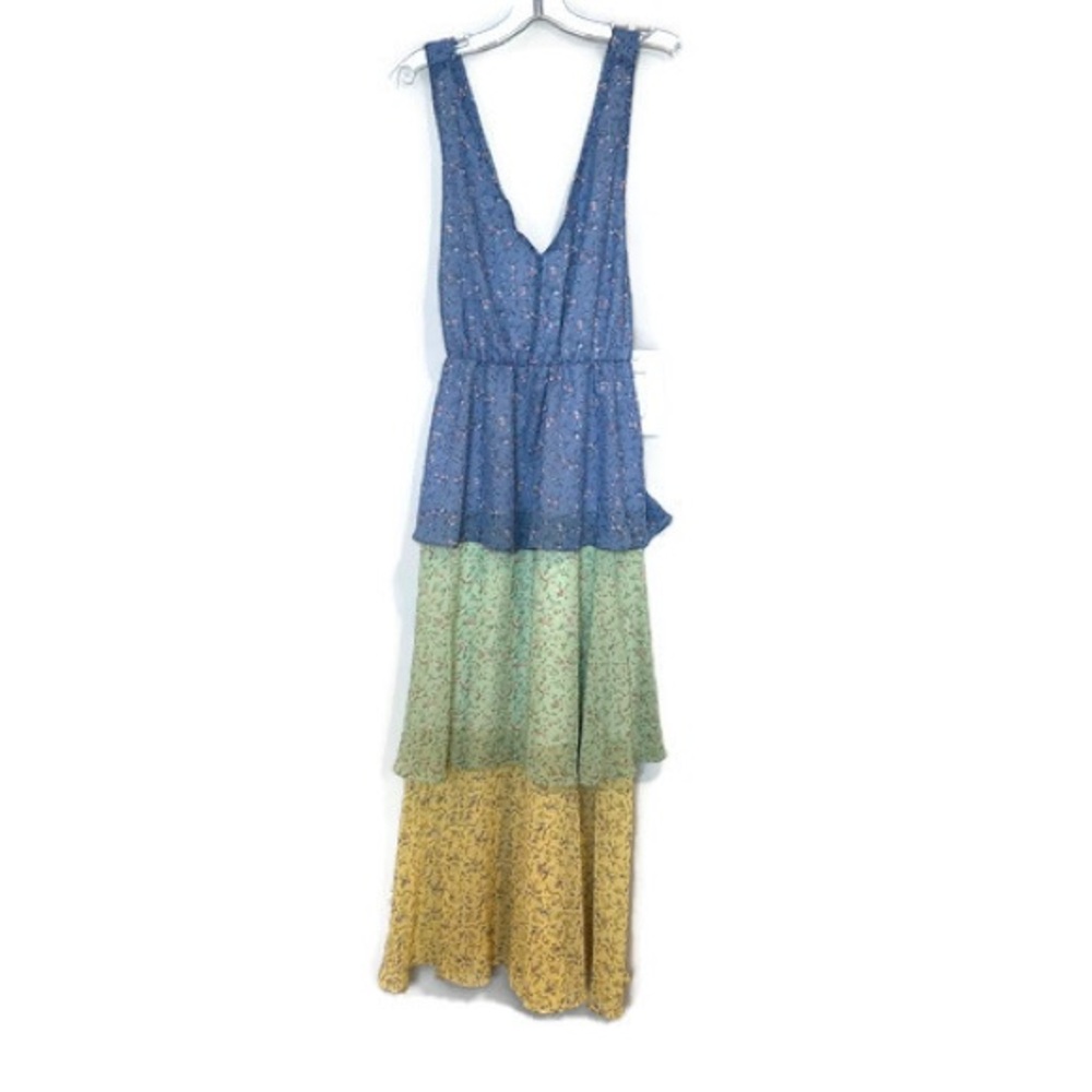Sugar + Lips Tiered Floral Boho Maxi Summer Dress - Picture 7 of 7